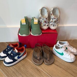 Toddler Sneakers - Size 6 - Nike Disney Native Adidas - 5 pairs